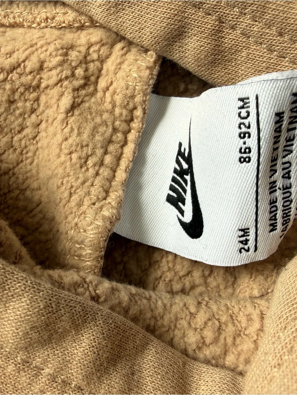 Nike matching set 24m Tan Hoodie and sweats
